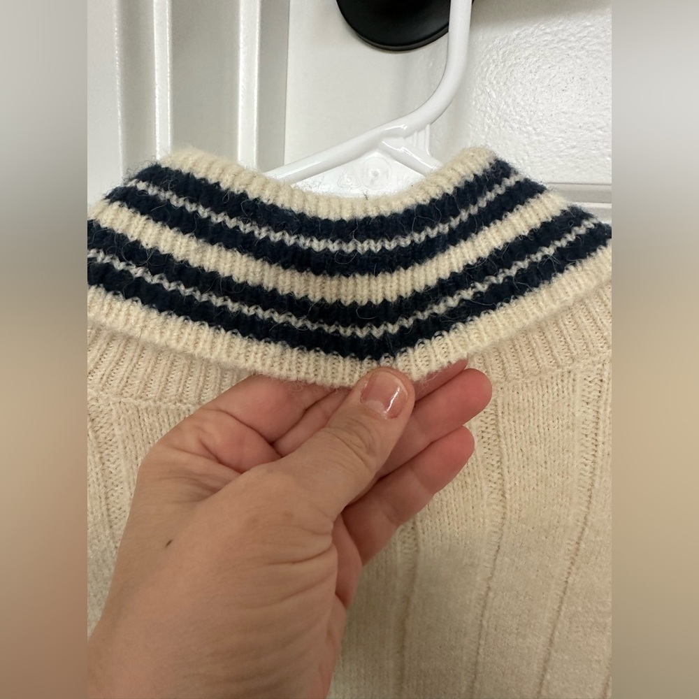 Heartloom Cream and Black Cable Knit Cardigan - Picture 9 of 9